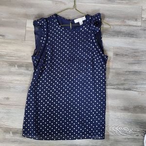 Michael Kors Flutter Sleeve Top